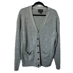 Black Brown‎ 1826 Lambswool Cardigan Mens M Cardigan Academia Prep Grandpa Knit